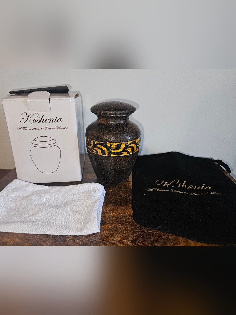 Mango Tree Wooden Urn